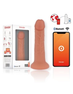 ONINDER - DILDO VIBRATORE PICCOLO BOGOTÁ 9 VELOCITÀ NATURALE 17.5 CM -O- 4 CM - APP GRATUITA