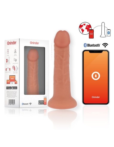ONINDER - DILDO VIBRATORE PICCOLO BOGOTÁ 9 VELOCITÀ NATURALE 17.5 CM -O- 4 CM - APP GRATUITA
