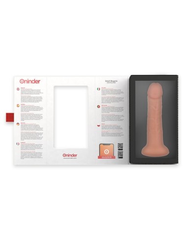 ONINDER - DILDO VIBRATORE PICCOLO BOGOTÁ 9 VELOCITÀ NATURALE 17.5 CM -O- 4 CM - APP GRATUITA