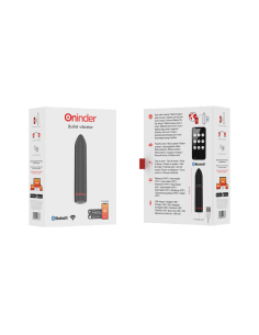 ONINDER - BERLIN VIBRATORE BULLET NERO 9 MODALITÀ 85 X 2 CM - APP GRATUITA 2