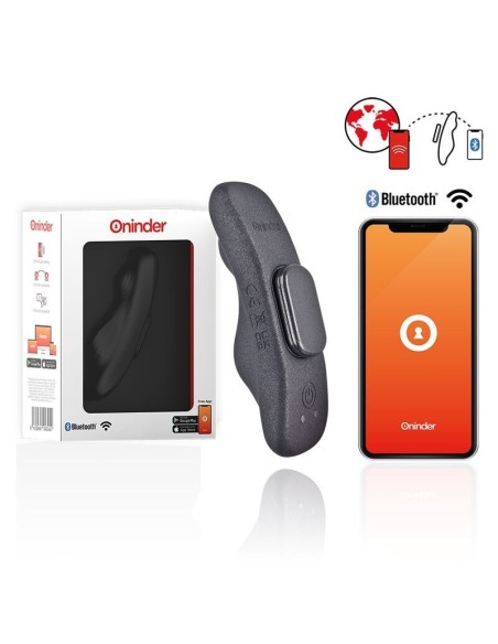 ONINDER - VIBRATORE RICARICABILE MANILA PANTY 9 VELOCITÀ 9.6 CM X 2.6 CM - APP GRATUITA