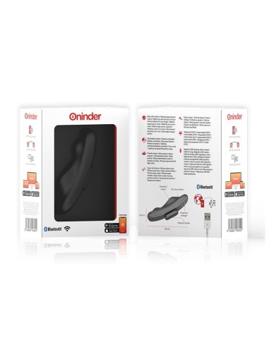 ONINDER - VIBRATORE RICARICABILE MANILA PANTY 9 VELOCITÀ 9.6 CM X 2.6 CM - APP GRATUITA