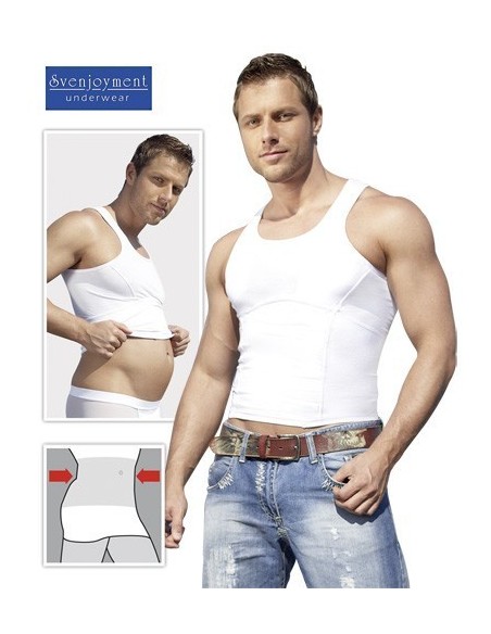 CANOTTA MODELLANTE E SNELLENTE \"BELLY\" BIANCA