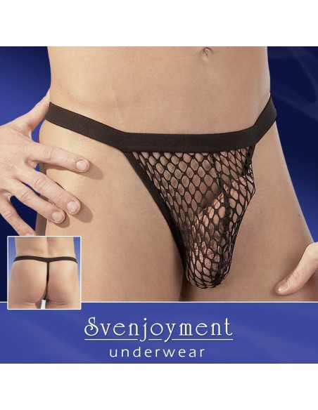 PERIZOMA UOMO A RETE TRASPARENTE