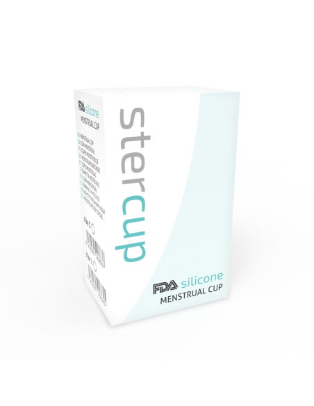 STERCUP COPPE MESTRUALI - MISURA L -  ACQUAMARINA - SILICONE FDA