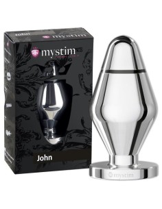 CUNEO ANALE IN ALLUMINIO PER STIMOLAZIONE ELETTRICA \"JOHN ANAL\"