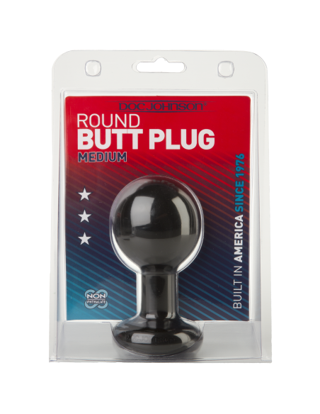 PLUG ANALE ROTONDO CON BASE DOC JOHNSON - MEDIUM