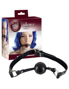 MORSO BALL GAG "SILENCE" NERO