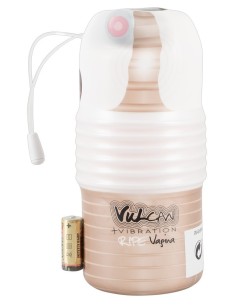 MASTURBATORE A FORMA DI VAGINA - Vulcan Ripe Vagina con vibrazione