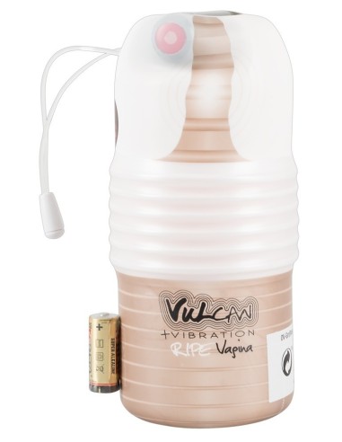 MASTURBATORE A FORMA DI VAGINA - Vulcan Ripe Vagina con vibrazione