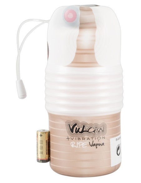 MASTURBATORE A FORMA DI VAGINA - Vulcan Ripe Vagina con vibrazione