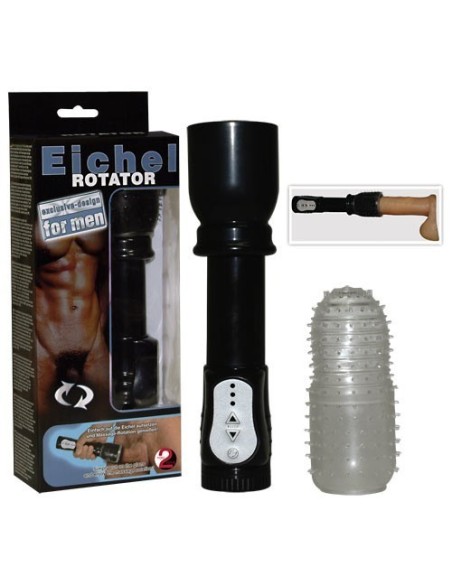 MASTURBATORE ROTANTE PER GLANDE \"EICHEL ROTATOR\"