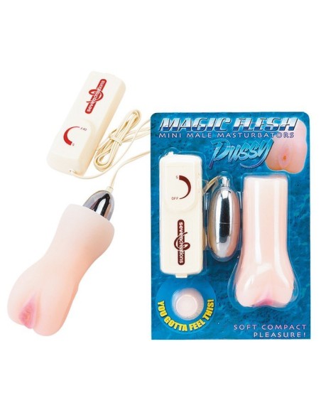 VAGINA REALISTICA IN SILICONE CON OVULO VIBRANTE \"MAGIC FLASH\"