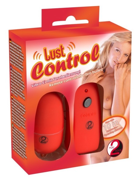 OVULO VIBRANTE "LUST CONTROL" ROSSO