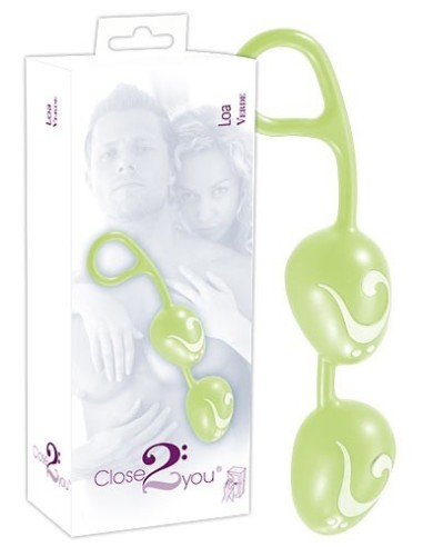 PALLINE DEL PIACERE \"LOVE BALL DUO\" VERDE