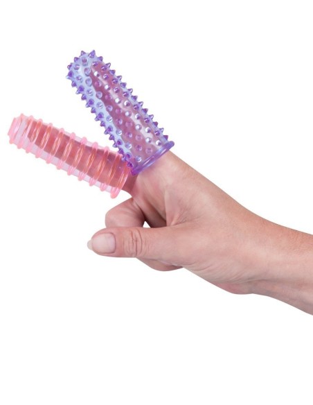 SET 2 GUAINE DA DITO PER MASTURBAZIONE "LOVE FINGERS"