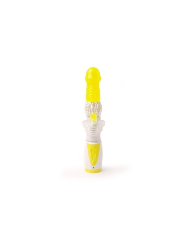 VIBRATORE RABBIT CON PERLE ROTANTI \"ULTRAZONE WONDER GIRL\" - 23.5 CM