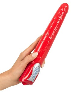 VIBRATORE REALISTICO CON SPINTA "PUSH IT" ROSSO