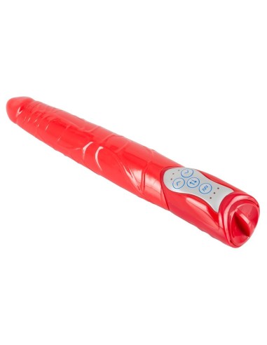 VIBRATORE REALISTICO CON SPINTA "PUSH IT" ROSSO