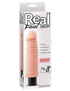 VIBRATORE REALISTICO "REAL FEEL LIFELIKE 8" CARNE - 23 CM 2