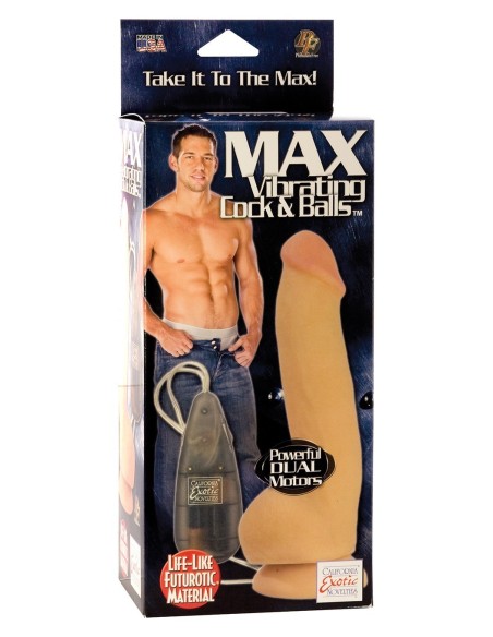 FALLO VIBRANTE REALISTICO DUE MOTORI \"MAX VIBRATING\" - 17 CM