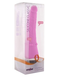 VIBRATORE REALISTICO CURVO "CLASSIC SMOOTH" ROSA - 21 CM 2