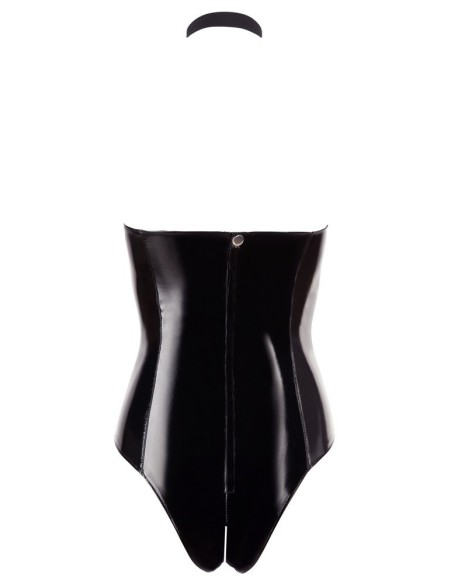 BODY IN VINILE CON LACCI - BLACK LEVEL