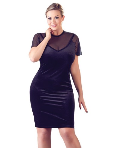 TUBINO SEXY - COLORE NERO - COTTELLI CURVES