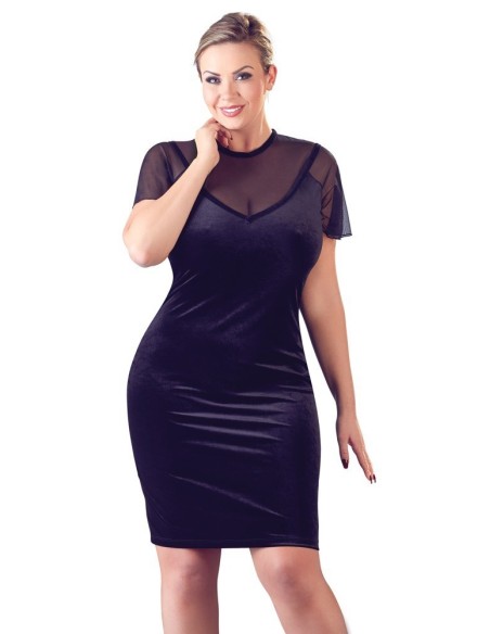 TUBINO SEXY - COLORE NERO - COTTELLI CURVES