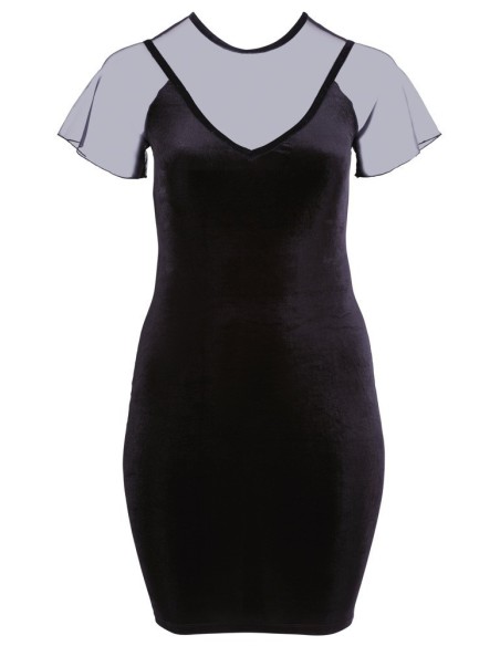 TUBINO SEXY - COLORE NERO - COTTELLI CURVES