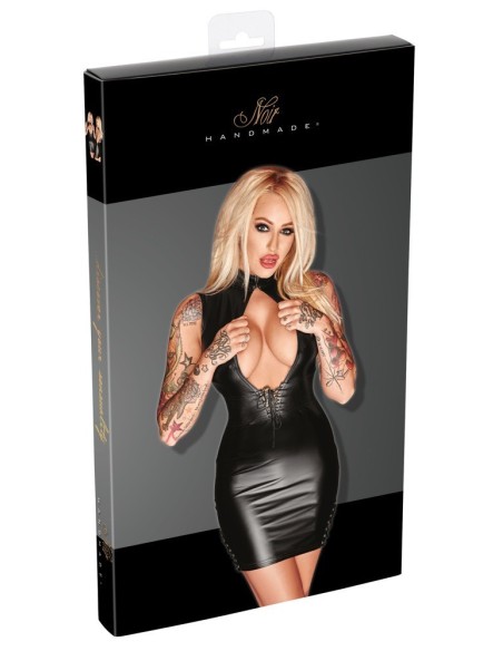 MINI ABITO SEXY EXTRA STRETCH - COLORE NERO - NOIR HANDMADE