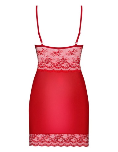 CHEMISE SUPER SEXY OBSESSIVE "KLEID" COLORE - ROSSO