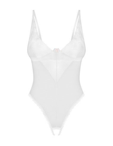 Corpetto senza cavallo in elegante bianco Obsessive