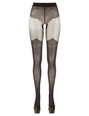 COLLANT SEXY APERTI FANTASIA "COTTELLI LEGWEAR" - COLORE NERO