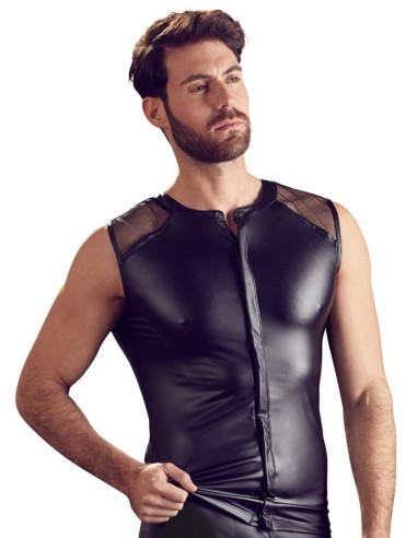 T-SHIRT UOMO STRETCHY DESIGN SLIM "NEK" COLORE NERO