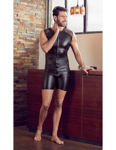 T-SHIRT UOMO STRETCHY DESIGN SLIM "NEK" COLORE NERO