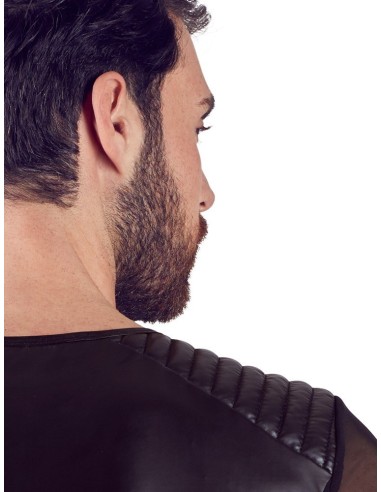 T-SHIRT UOMO STRETCHY BIKER STYLE "NEK" COLORE NERO