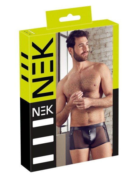 BOXER UOMO CON BOTTONI AUTOMATICI "NEK" COLORE NERO