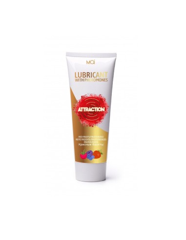 LUBRIFICANTE A BASE ACQUOSA CON FEROMONI "MAI ATTRACTION" - FRUTTI ROSSI - 75ML