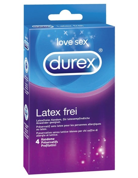 PROFILATTICI SENZA LATTICE DUREX " NO LATEX" - 4 PEZZI