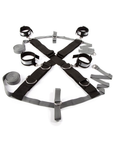 SET BDSM COSTRITTIVO 50 SFUMATURE DI GRIGIO "TIENI DURO"