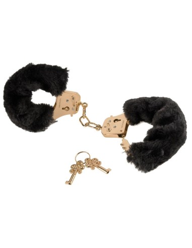 MANETTE IN METALLO DORATE IN PELUCHE "FETISH FANTASY GOLD"
