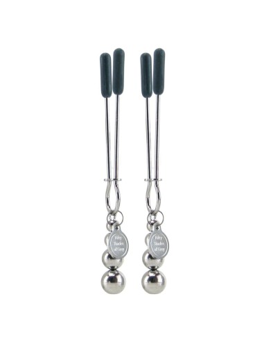 PINZE PER CAPEZZOLI CON PESI 50 SFUMATURE DI GRIGIO "PIZZICO"