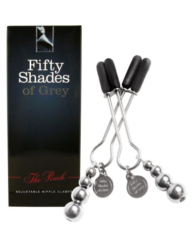 PINZE PER CAPEZZOLI CON PESI 50 SFUMATURE DI GRIGIO "PIZZICO"