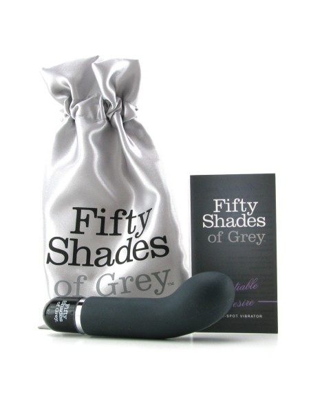 MINI VIBRATORE PUNTO G 50 SFUMATURE DI GRIGIO "DESIDERIO INSAZIABILE"