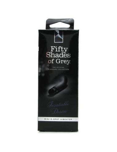 MINI VIBRATORE PUNTO G 50 SFUMATURE DI GRIGIO "DESIDERIO INSAZIABILE"