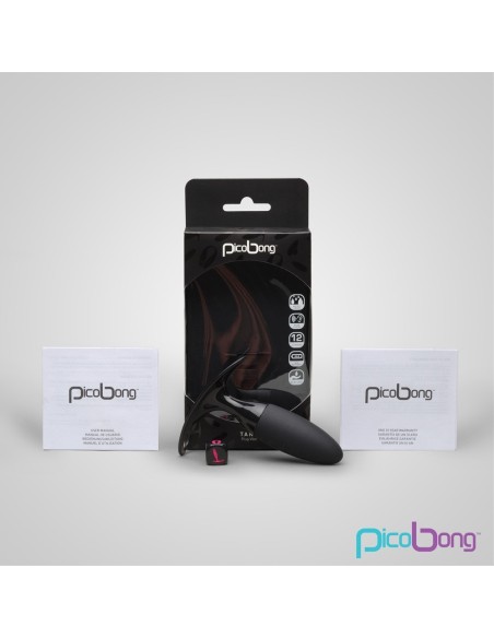 PLUG ANALE VIBRANTE PICOBONG \"TANO\" NERO