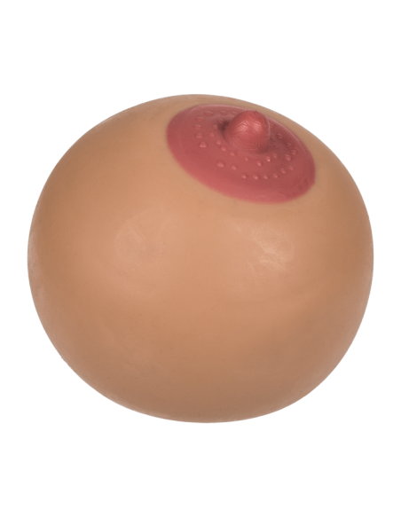 Palla antistress in plastica Tetta XL ca. 9 cm ca. 245 g 12 pz. per display