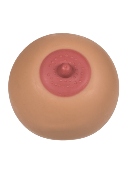 Palla antistress in plastica Tetta XL ca. 9 cm ca. 245 g 12 pz. per display